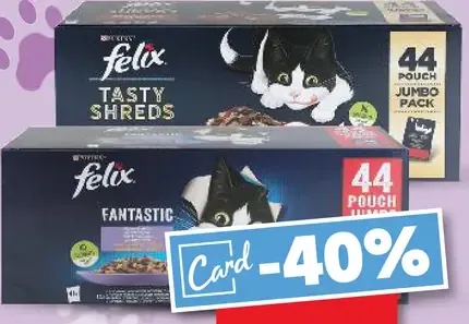 Felix kapsičky pre mačky Tasty Shreds