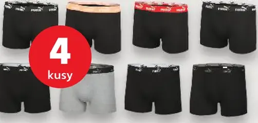 Puma pánske boxerky balenie 4 kusy