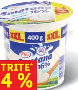 Rajo kyslá smotana 16 % tuku