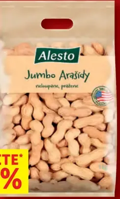 Alesto Jumbo arašidy pražené