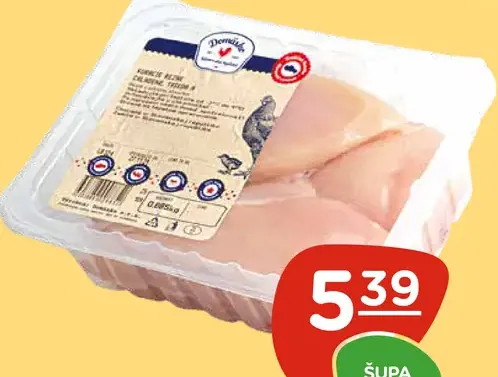 Kuracie rezne chladené v ochrannej atmosfére