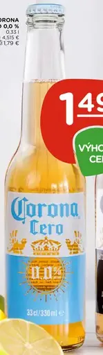 Corona Cero nealkoholické pivo