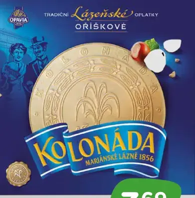 Opavia Kolonáda lázeňské oplátky orieškové