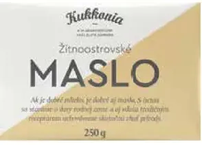 Kukkonia žitnoostrovské maslo