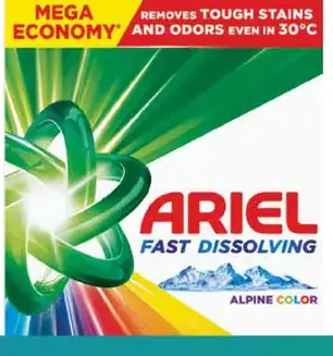 Ariel prací prášok Fast Dissolving