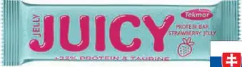 Tekmar Juicy proteínová tyčinka s jahodovým želé