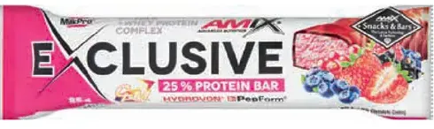 Amix Exclusive proteínová tyčinka viac druhov