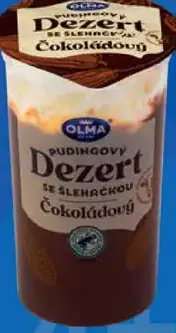 Olma pudingový krém so šľahačkou čokoládový viac druhov
