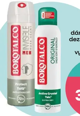 Borotalco dámsky alebo pánsky dezodorant sprej