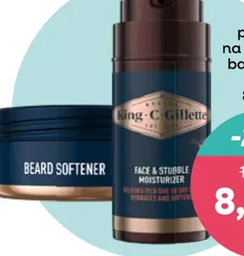 Gillette King C. Balzam na bradu a fúzy