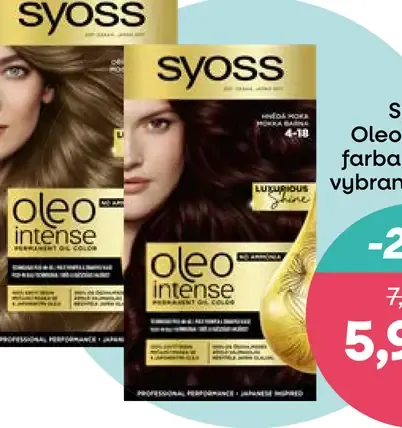 Syoss Oleo Intense farba na vlasy bez amoniaku