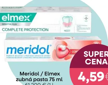 Meridol alebo Elmex zubná pasta
