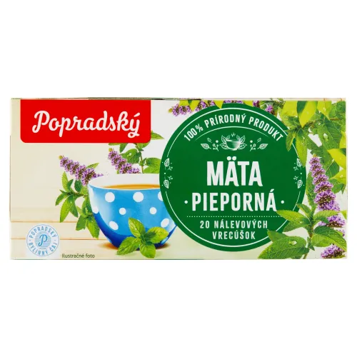 Popradský Bylinný čaj mäta pieporná