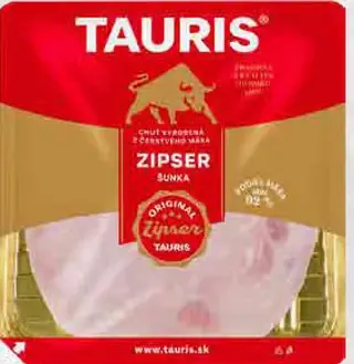 Tauris Zipser šunka originál 92 % mäsa