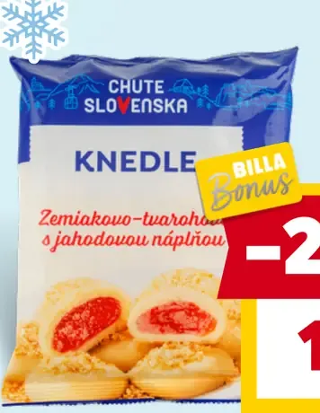 Chute Slovenska jahodové knedličky mrazené
