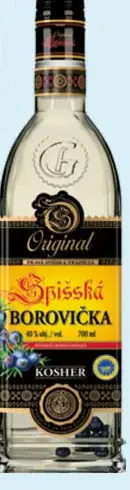 Spišská borovička Original kosher