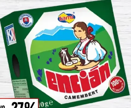 Encián camembert syr