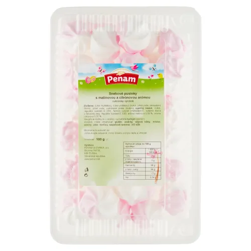 Penam Snehové pusinky s malinovou a citrónovou arómou