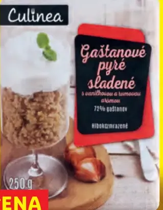 Culinea Gaštanové pyré sladené, hlboko mrazené