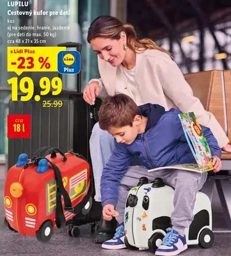 Lupilu cestovný kufor pre deti