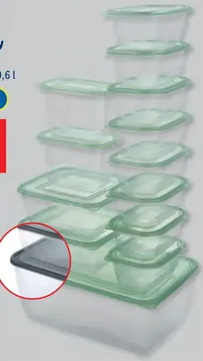 Silvercrest potravinové dózy, 13-dielna súprava