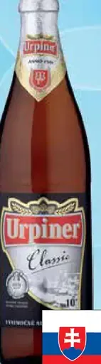 Urpiner 10° fľaša pivo