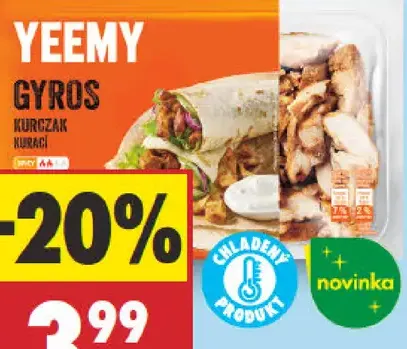 Yeemy kurací gyros
