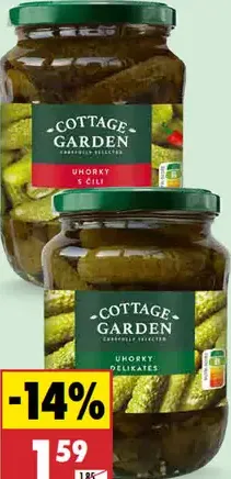 Cottage Garden uhorky cornichons