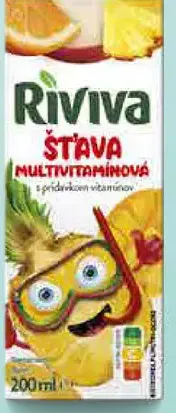Riviva džús rôzne druhy
