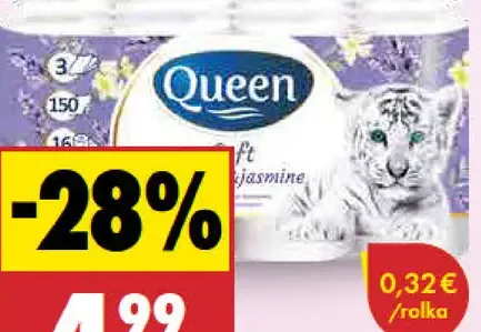 Queen toaletný papier Levanduľa-Jasmín 3-vrstvový