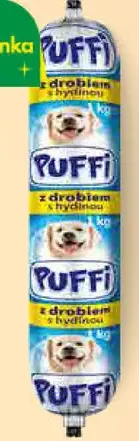 Puffi krmivo pre psy saláma kuracia