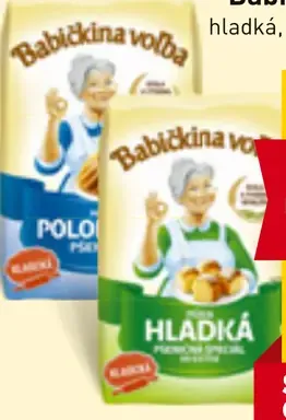 Babičkina voľba múka hladká, polohrubá, hrubá