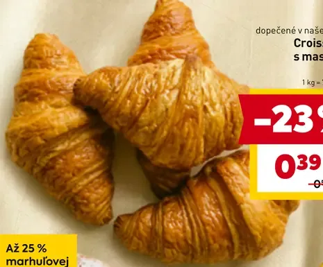 BILLA Croissant s maslom