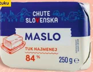 Chute Slovenska maslo 84 % tuku