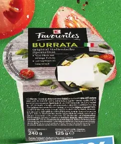 K-Favourites Burrata 50 % syr