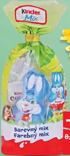 Kinder Mix farebný mix veľkonočný čokoládový balíček