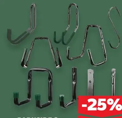 Parkside nástenné háčiky