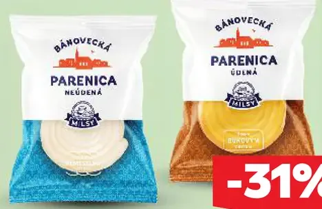 PARENICA 40 % údený syr rôzne druhy