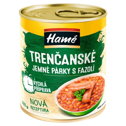 Hamé Trenčianske jemné párky s fazuľou