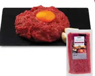 Tesco hovädzí tatarák chladený, balený