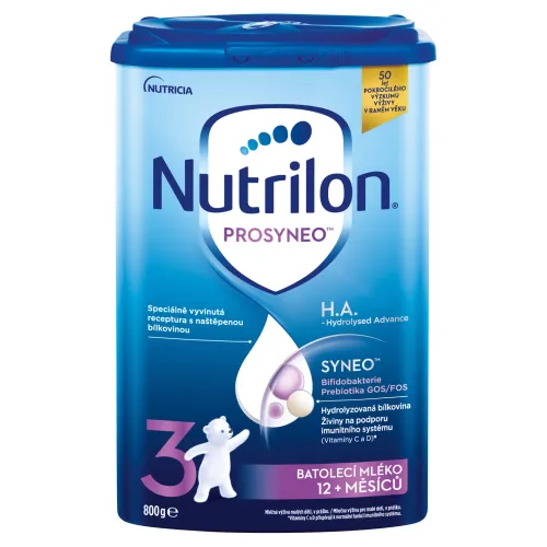 Nutrilon 3 Prosyneo HA mliečna výživa pre malé deti 12+ mesiacov