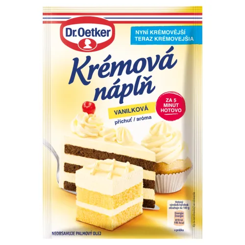 Dr. Oetker Krémová náplň vanilková aróma v prášku