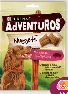 Purina Adventuros Nuggets krmivo pre psov pochúťky