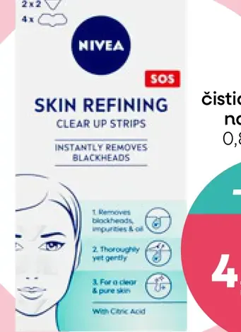 Nivea čistiace náplasti na pleť