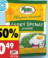 Agro Jesenice špenátový pretlak
