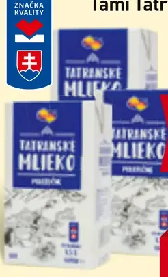 Tami Tatranské mlieko 1,5 % trvanlivé