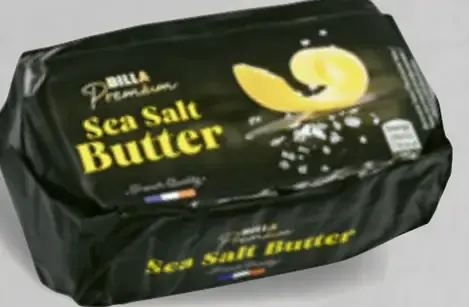 BILLA Premium maslo s morskou soľou