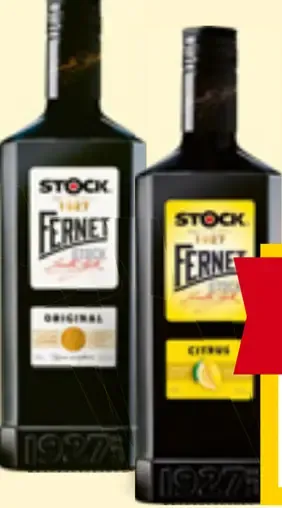 Fernet Stock bylinný likér Original, Citrus, Blood Orange