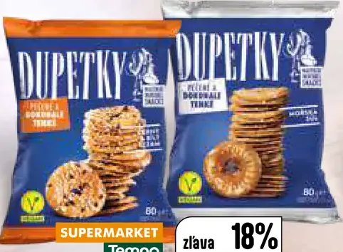 Dupetky pečené praclíky 2 druhy