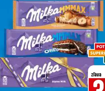 Milka čokoláda 3 druhy